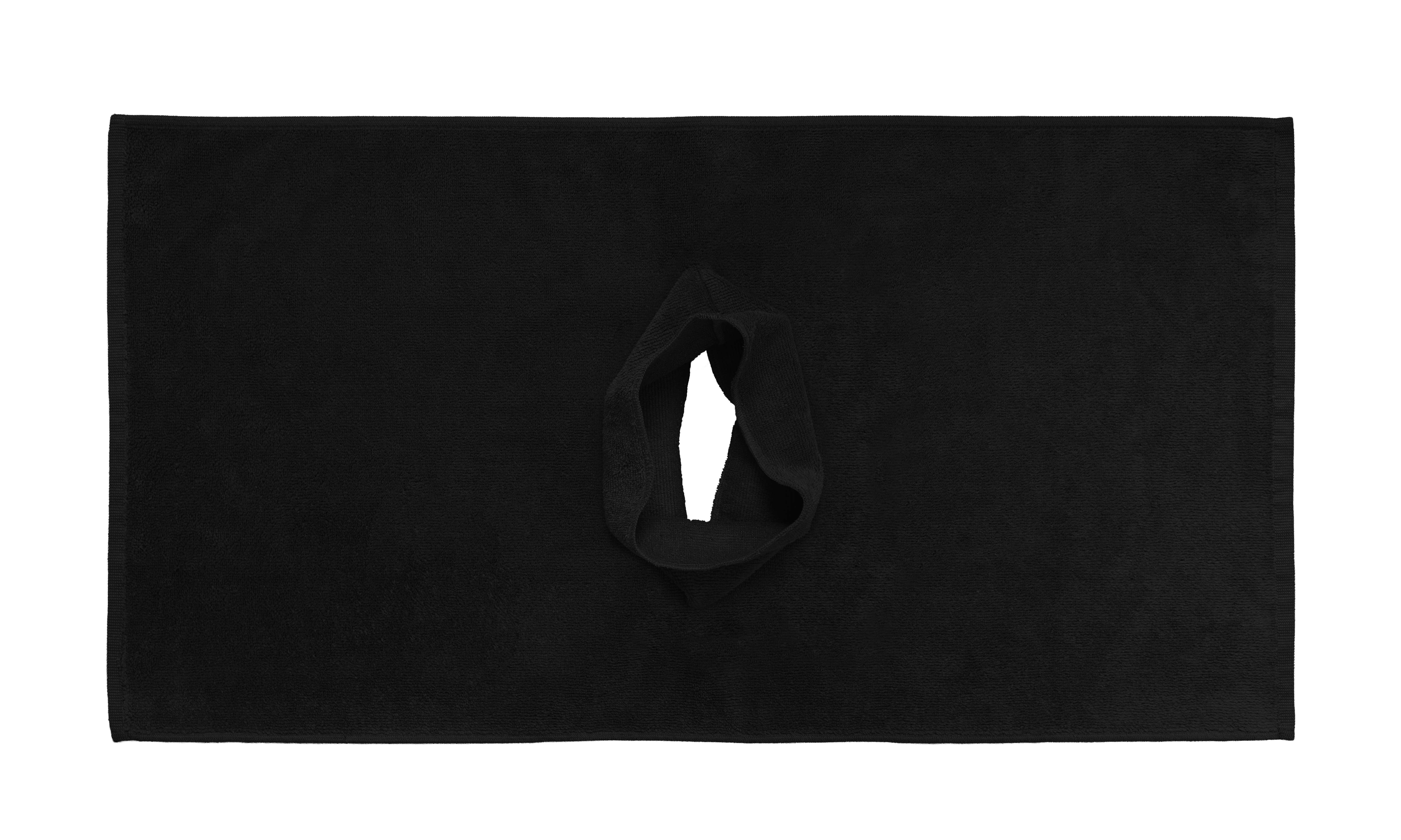 Profi-Handtuch mit Nasenöffnung 50x100 schwarz